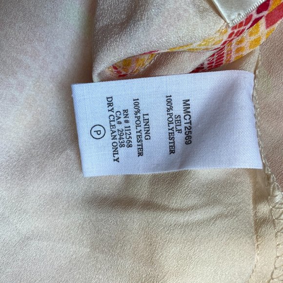 MM Couture Hi-Lo Printed Tank - Coral - XS - Picture 7 of 7